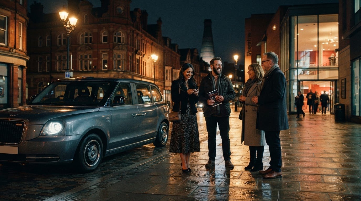 Taxi for a Night Out in Hanley with Late Pickups